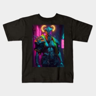 Cyberpunk Viking [BEST⭐SELLER] Kids T-Shirt